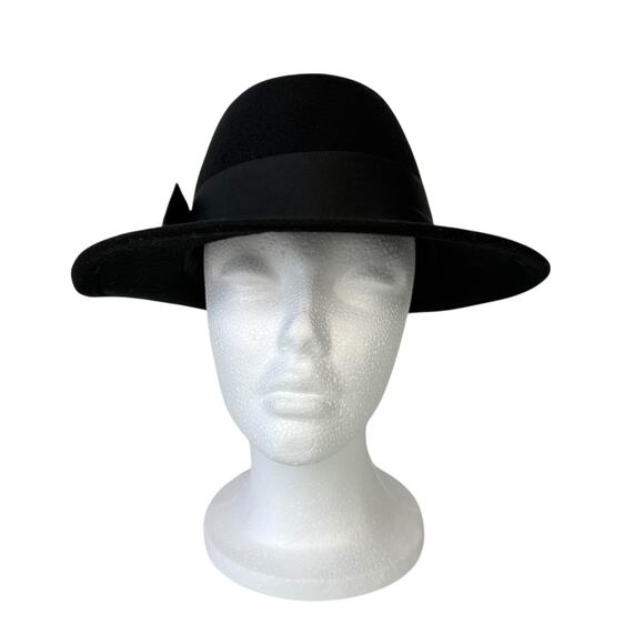 Vintage Street Smart by Betmar Fedora Hat 100% Wool Felt Women's Made in USA - Picture 3 of 15
